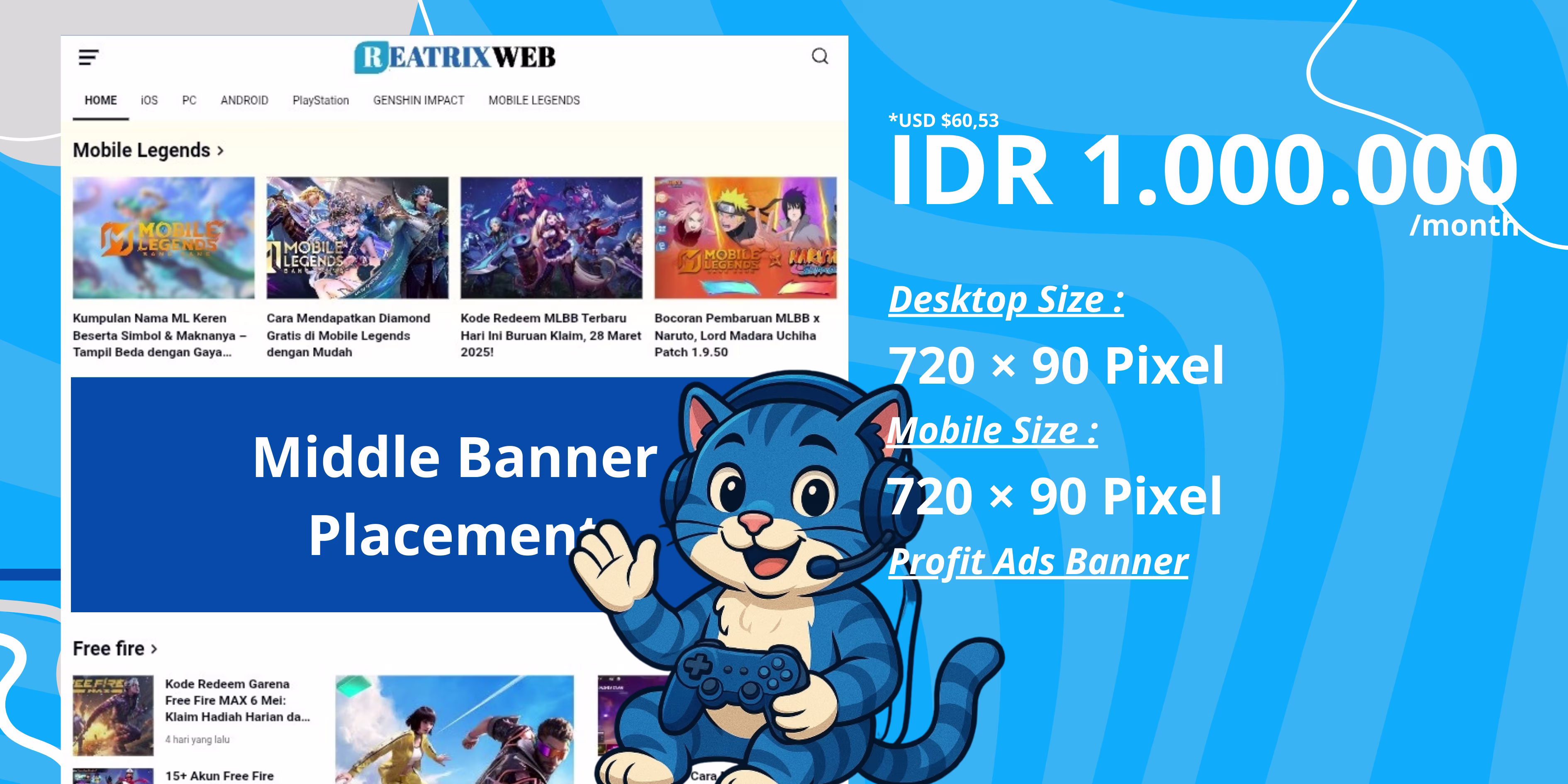 Slot Iklan Tengah Artikel