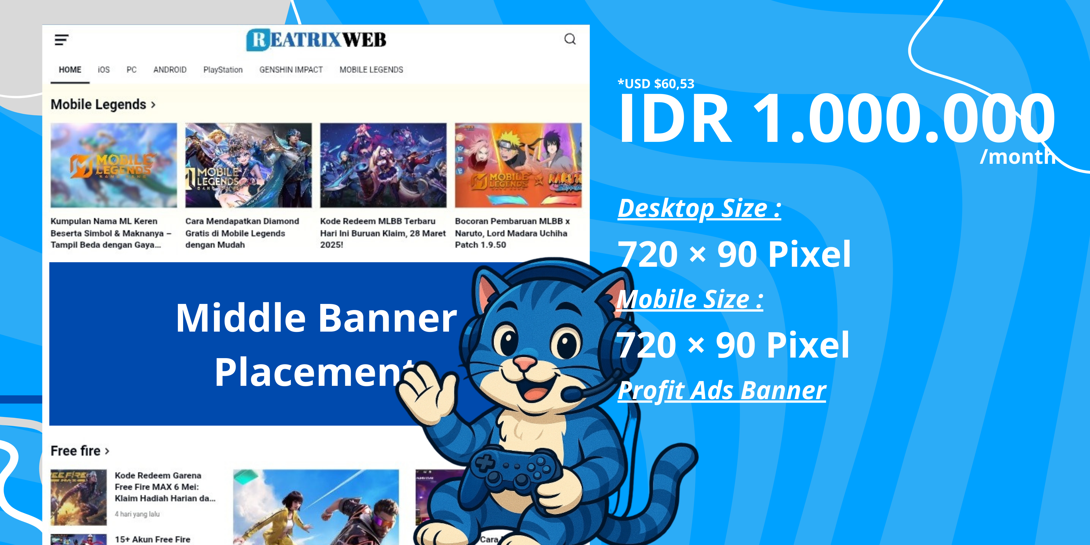 Slot Iklan Tengah Artikel
