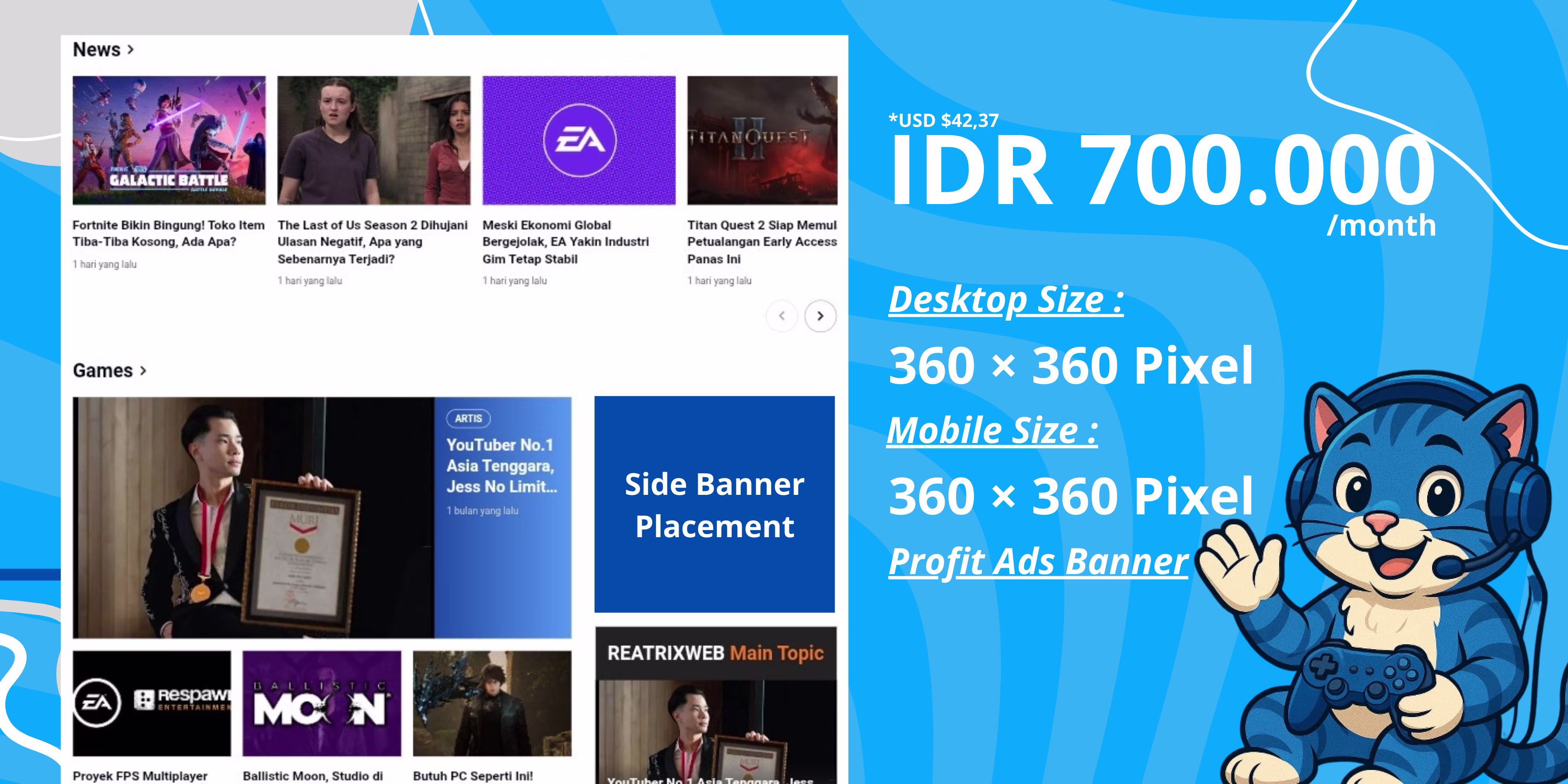 Slot Iklan Sidebar