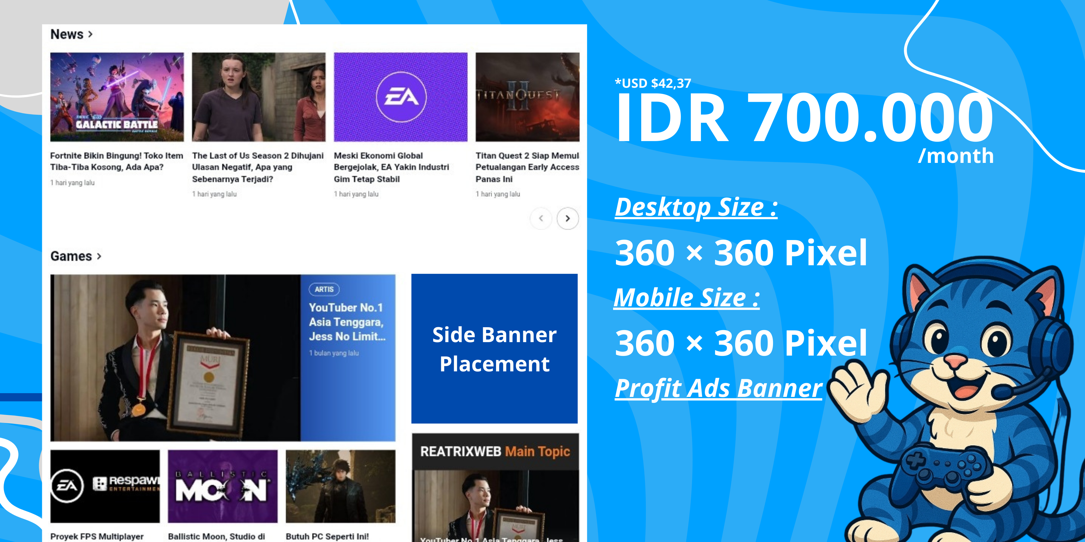 Slot Iklan Sidebar